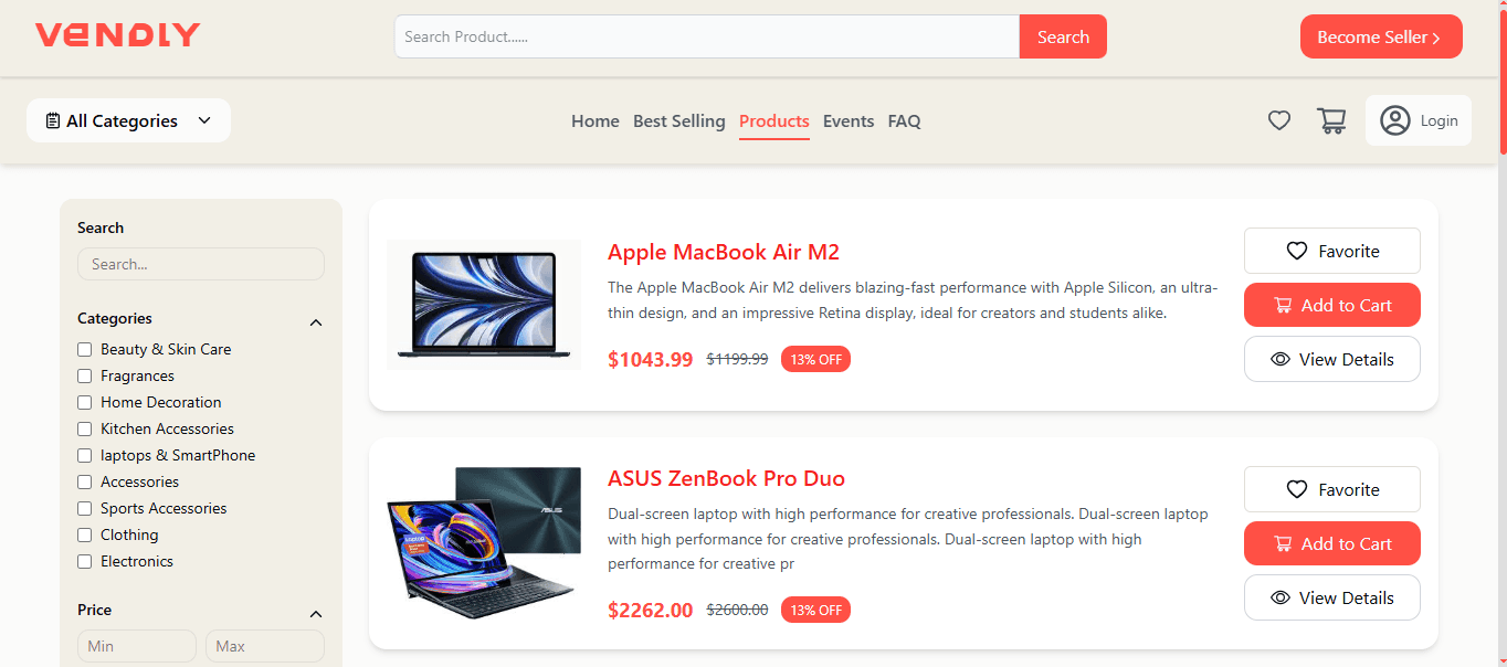 Vendly Multi-Vendor Marketplace screenshot 2