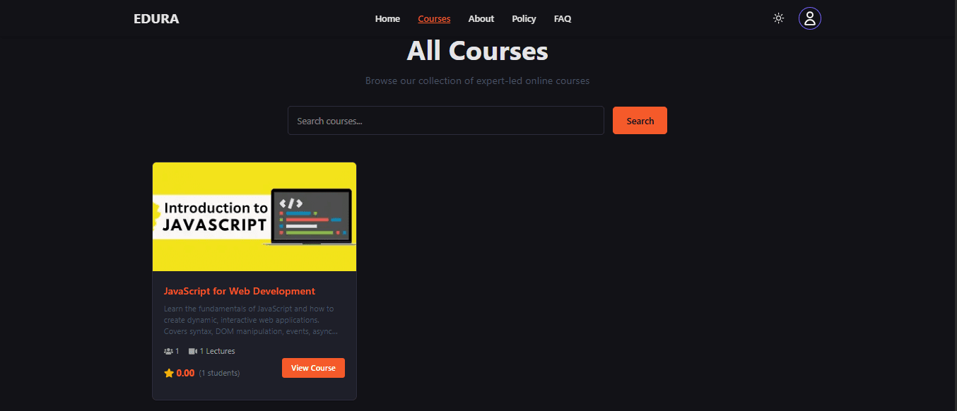 Edura - LMS screenshot 1