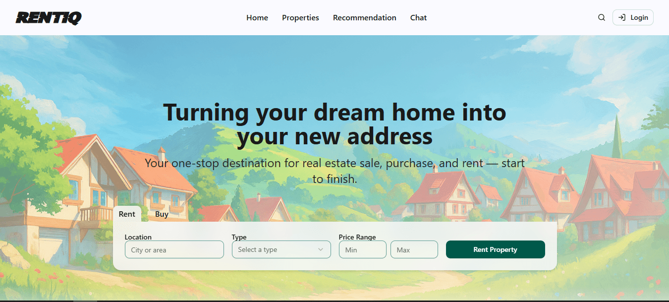 Rentiq -Property Rental Platform